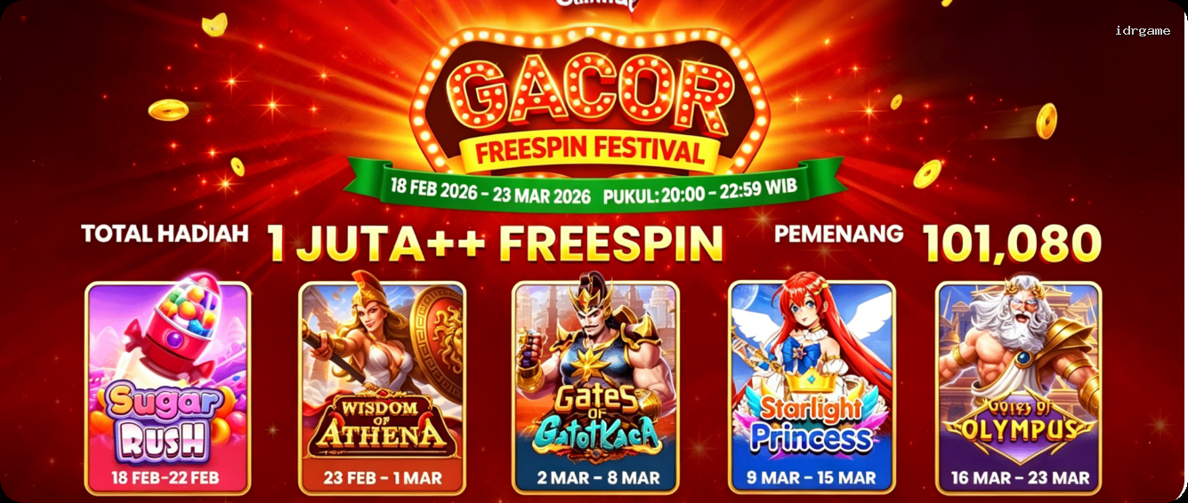 Login idrgame Sekarang Bonus Melimpah